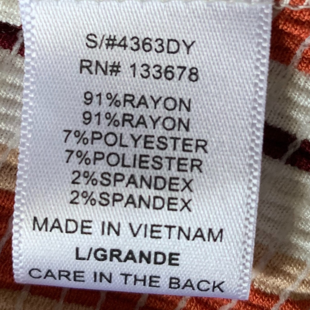 NWOT. striped boho dress - Picture 5 of 6